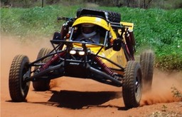Self racing in Tuli-Block Botswana